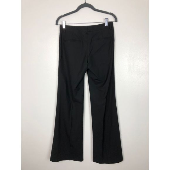 Theory Black Wool Wide Leg Slack Pants sz 0 - Picture 4 of 5